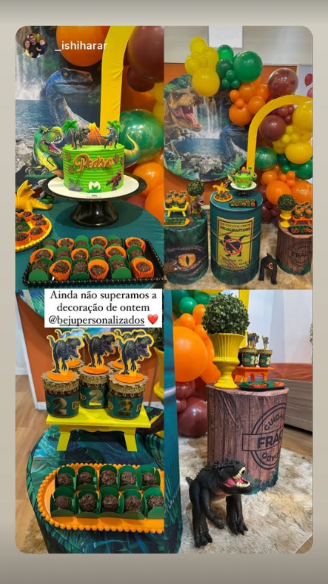 Decoração personalizada para festas e eventos, com balões decorativos, painéis temáticos e ambientação completa, desenvolvida pela BeJu Festa Personalizada.